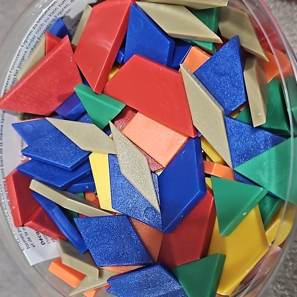 Learning Resources Plastic pattern blocks - Picture 5 of 6